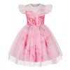 Marendyee Glinda Dress for Girls Glinda Costume Kids Tulle Dresses