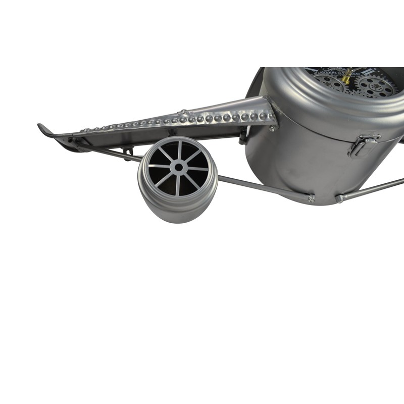 3starimex = aliases) 34" Vintage Airplane Moving Gear Wall Clock