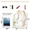 Clear Mini Backpack Lightweight See Through Bookbag Small Transparent Bag