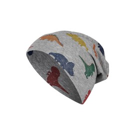 Sterntaler Baby Boys Hat Baby Beanie Hat Dinos, lightgrey