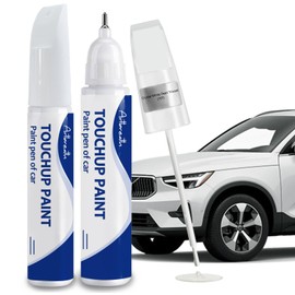 Crystal White Pearl Tricoat(707) Touch Up Paint for Volvo-Exact Match–Chips and Nicks Car Paint Scratch Repair Kit Automotive Paint Pen for C40/EX30/EX90/S60/S90/V60/V90