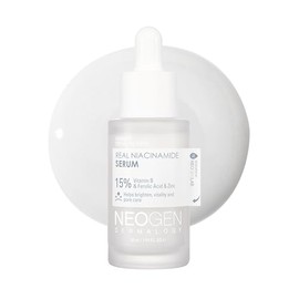 DERMALOGY by NEOGEN - Suero de niacinamida real al 15% – Suero facial minimizador de poros y tono uniforme con zinc y ácido ferúlico para el aspecto d