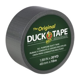 Duck The Original Duck Tape Brand Duct Tape, Silver, 1.88 in. x 20 yd., 6 Rolls (242716)