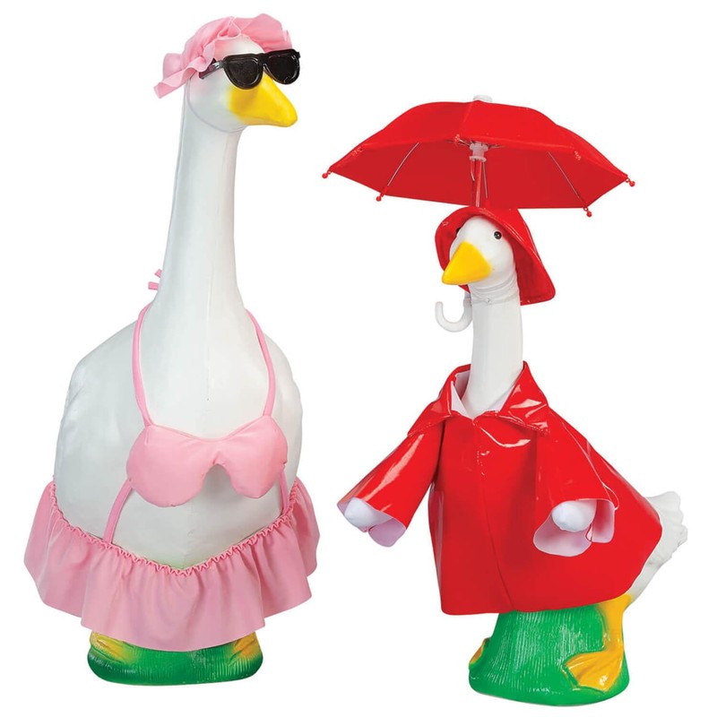Fox Valley Traders Gaggleville™ Bikini & Raincoat Goose, Baby, Outfits