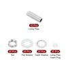 PATIKIL M10 Thread 1.18 Inch Lamp Cable Kit with Lock