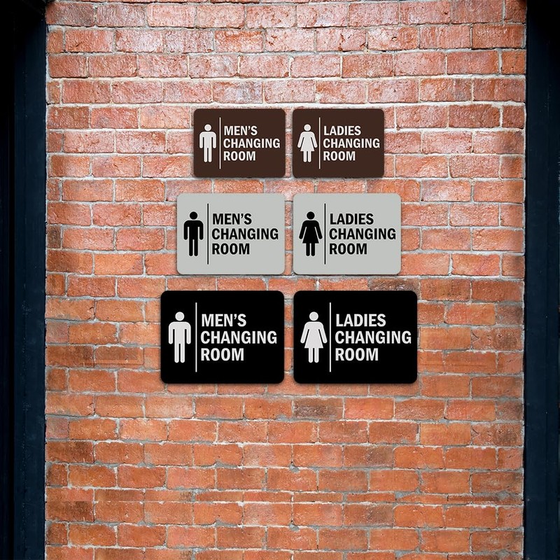 Signs ByLITA Classic Framed Men's Changing Room and Ladies Changing