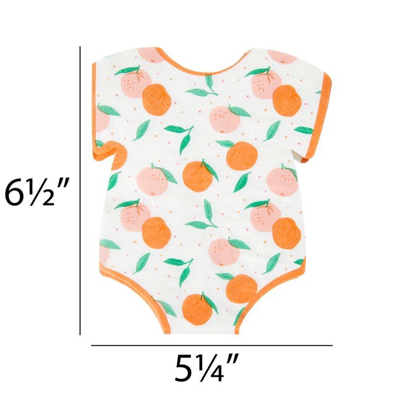 C.R. Gibson TW7-25640DC Little Cutie Onesie Die Cut Disposable Paper