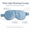 100% Mulberry Silk Sleep Mask – Soft Breathable Wide-Coverage Eye
