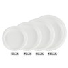 Blue Sky 10 Inch White Plastic Plates - [100 Count]