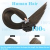 Ukira Clip in Hair Extensions Human Hair Brown Hair Extensions