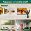 16 Pcs Picture Rail Hanging System,Picture Rail Hooks Molding Hooks