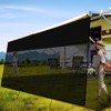 RVINGPRO RV Awning Shade Screen with Zipper 9' x 15'3'',