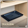 Diamond Bottom Cookie Sheet Set of 2, Nonstick Blue Carbon