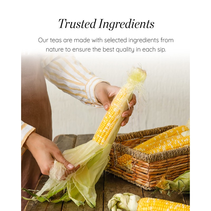 SEMPIO Corn Silk Tea – 100% Natural Ingredients, Caffeine-Free, Sugar-Free,