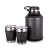 GrowlerWerks Element Stainless Steel Growler – Double-Wall Vacuum-Insulated for Cold