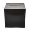 Source One Premium Acrylic Cube Donation Box with Deluxe Rear