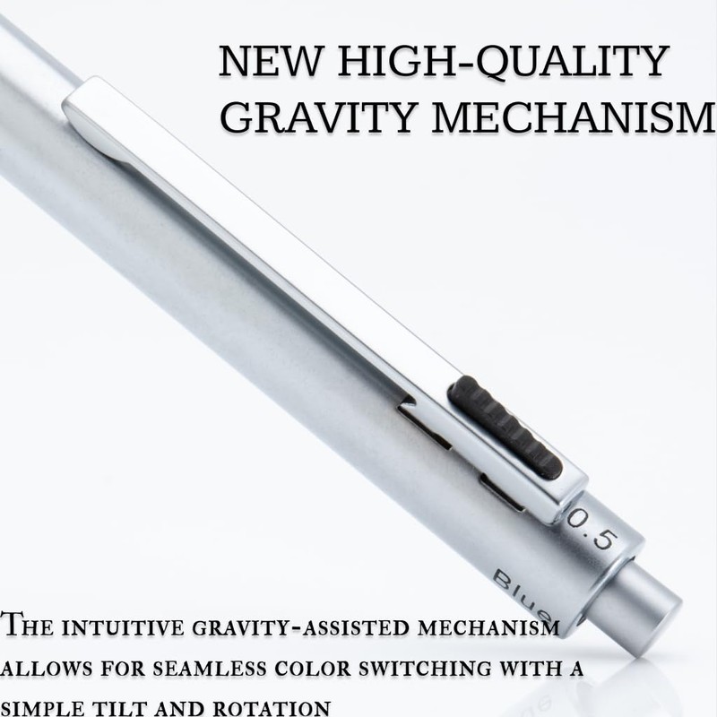 Monteverde USA Quadro 4-in-1 Multifunction Pen - Silver Finish -