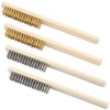 CENPEK Mini Wire Brush, Brass Brush Set, Steel Brass Nylon