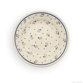 Bunzlauer Keramik Deep plate (dinner plate) shape 2, diameter 21.8 cm, height = 4.3 cm, volume = 0.5 litres, decor 111