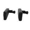 1 Pair Bike Rearview Mirror Plastic Handle Foldable 360 Degree