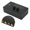 Phono Preamp RCA L R Input Output Level Turntable Volume