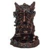 Unique Bronze Tree Man Backflow Incense Burner - 18cm x