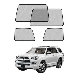 Car Window Shades for Toyota-4 Runner(2011-2023),4 Pack Car Window Cover for Baby Sun Shade Blocker Breathable Mesh,Reduce UV Rays & Heat Insulation Privacy Protection for Camping, Travel, Sleep