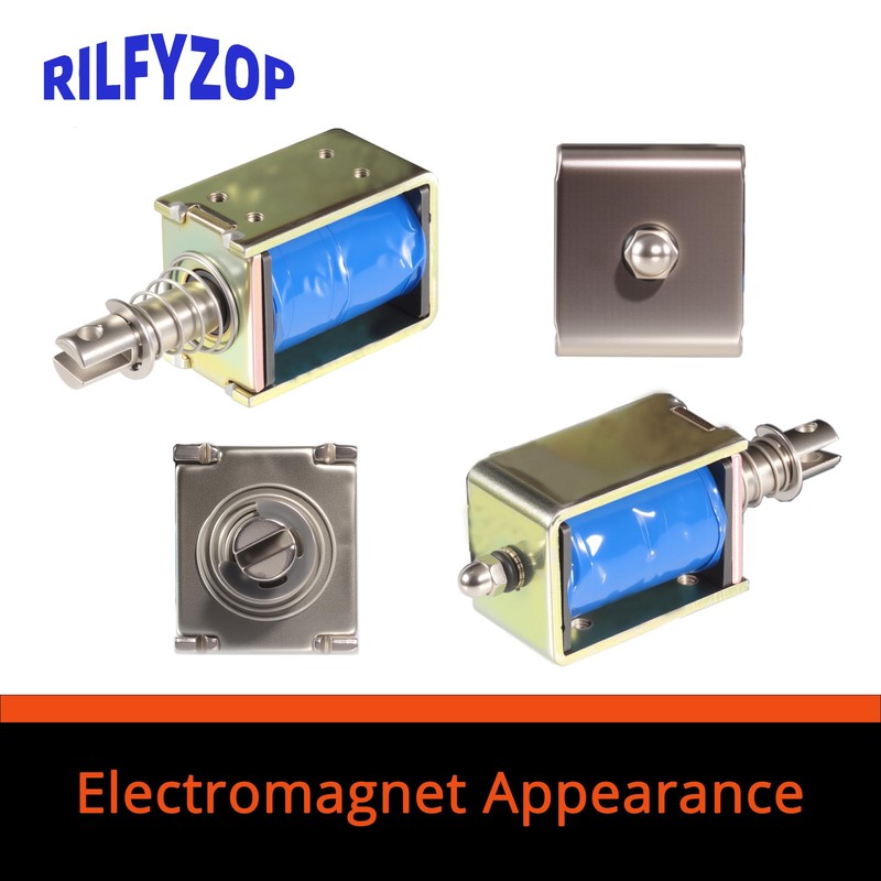 Rilfyzop Industrial Grade Open Frame Actuator Linear Miniature Push-Pull Rectangular