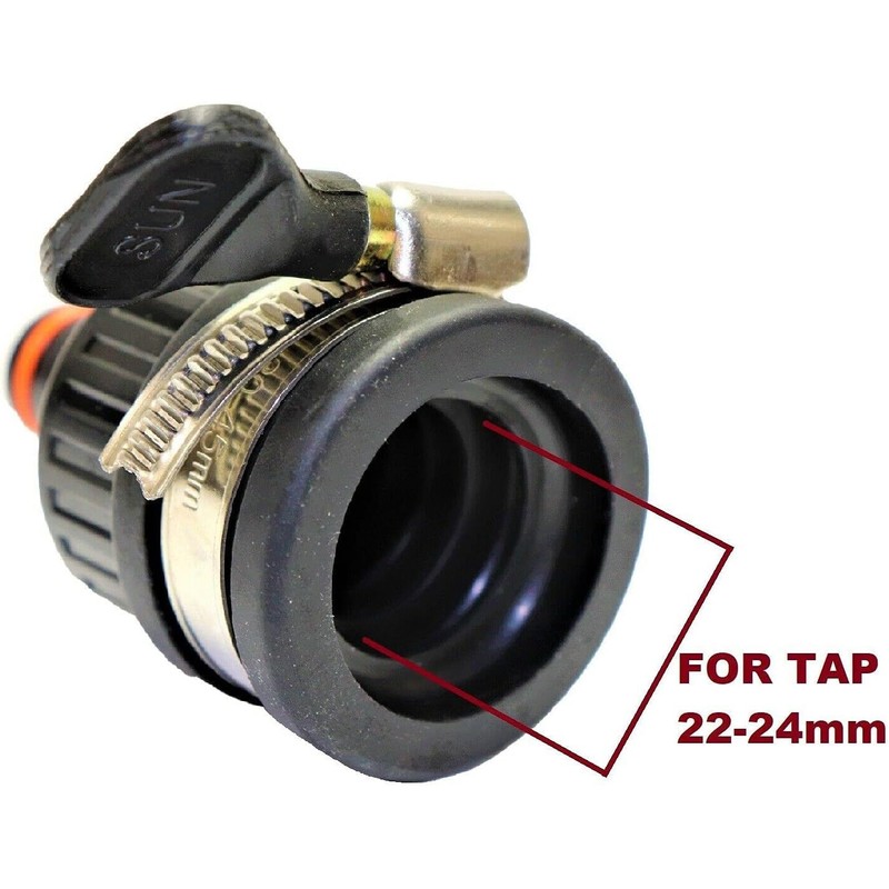 Universal Tap Connector Adapter Mixer Kitchen Garden Hose Pipe Joiner