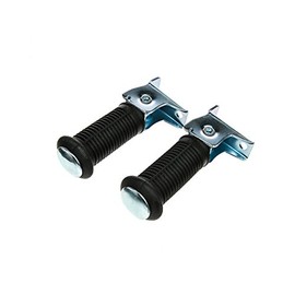 Set: 2x Co-pilote`s footpeg, round
