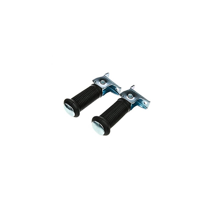 Set: 2x Co-pilote`s footpeg, round