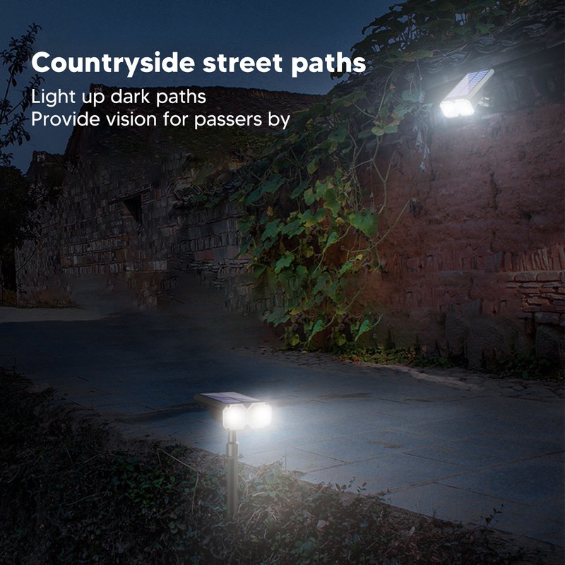 Solar Landscape Spotlights LED Outdoor IP65 Waterproof Solar Spotlight for