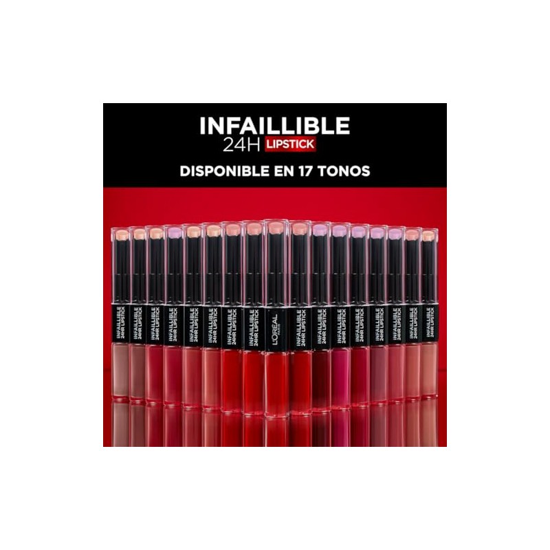 L'Oreal Paris Labial Liquido Infallible X3, Captivated By Cerise 701,