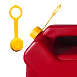 KHGUZ 2PCS Car Gas Can Vent Cap, Vehicle Gas Can Vent Replacement Caps with Gasket, Automotive Rear Vent Screw Caps Accessories, Suitable for Most Fuel Diesel Kerosene Jugs (Yellow)