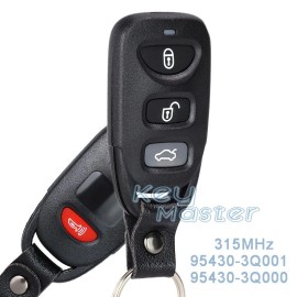KeyMaster Keyless Remote Car Key Fob for Hyundai Sonata 2011-2014 95430-3Q001 / 95430-3Q00