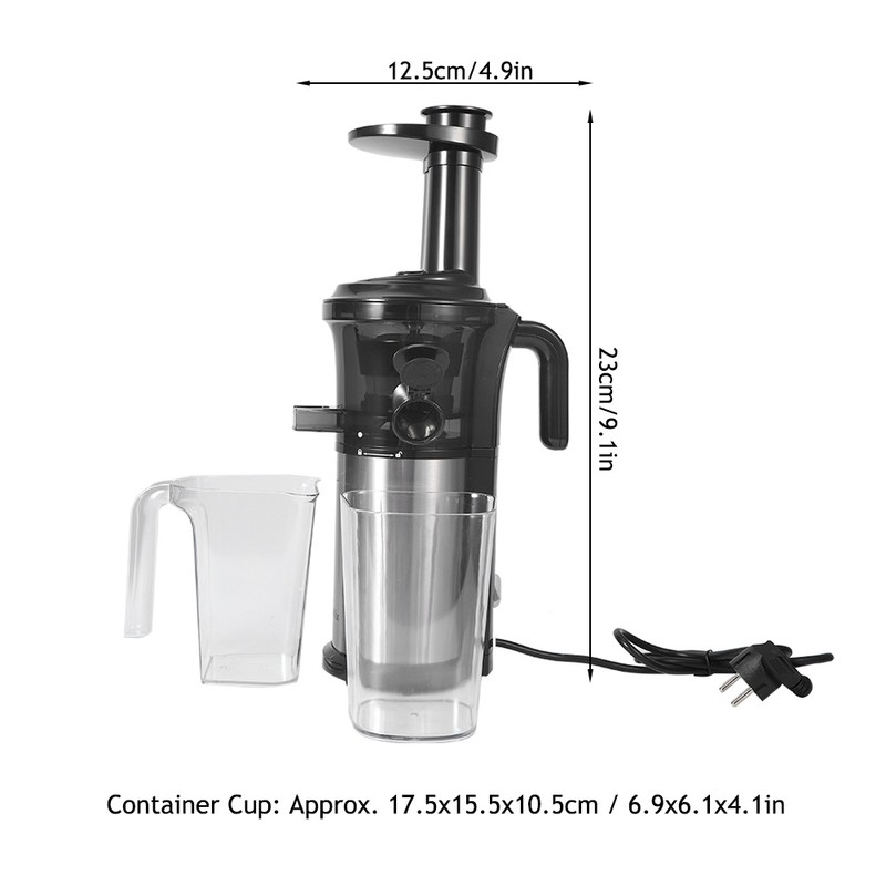 200W household Stainless Steel Slow Auger Juicer 40RPM Fruit Vegetable