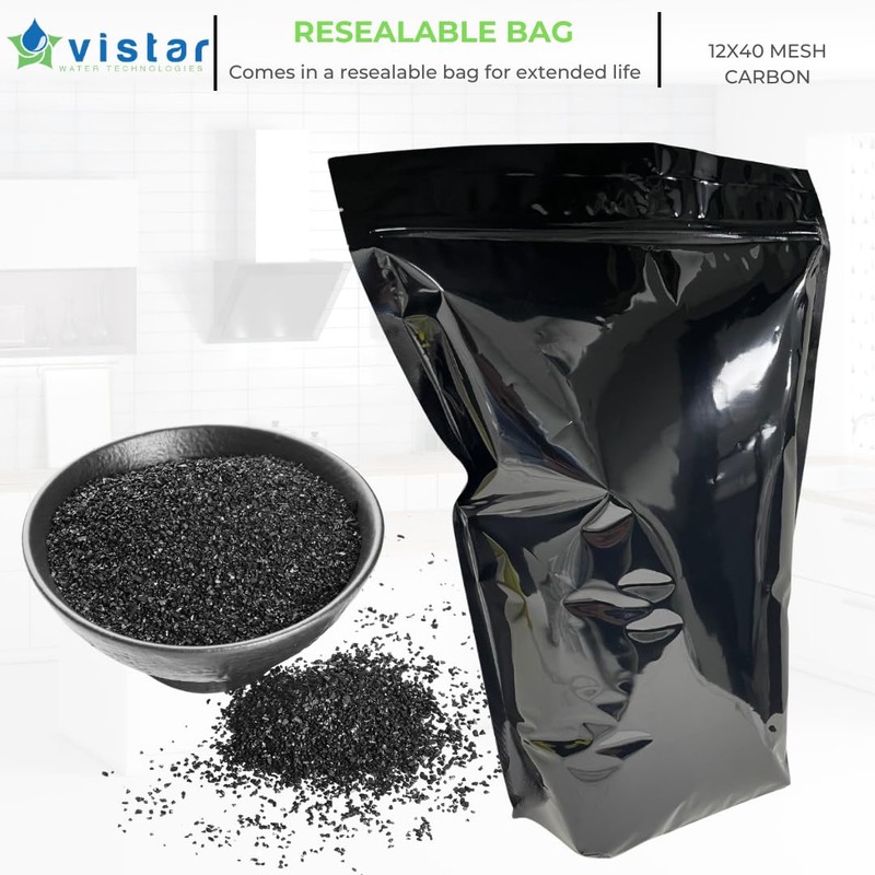 American Water Solutions - 5lbs Activated Coconut Shell Granular Carbon