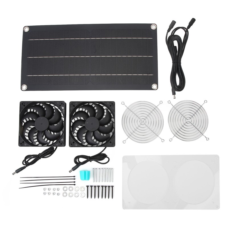 Solar Powered Fan 10W 6V Portable Monocrystalline Silicon PET Laminated