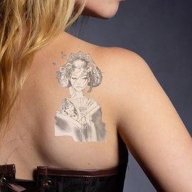 WE Living Plus Shop Fashion Large Tattoo Sticker D Style Single Use Temporary Tattoo Henna Long Lasting Water Park