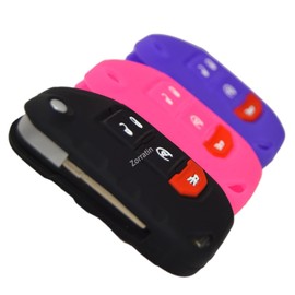 Silicone Remote Key Fob Case Covers Protectors for Jeep Wrangler JL JLU Rubicon Wagoneer Gladiator JT Flip/Fold Control