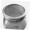 Kisangel 4sets Mason Jar Sprout Lids Sprouting Kit Stainless Steel
