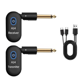 Unbranded A14 ABS 2.4GHz Guitar Wireless System for Electric Guitar Bass Violin 100ft