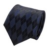 Ojier Men's Necktie, 100% Silk, Jacquard Tie, Regular Tie, Argyle