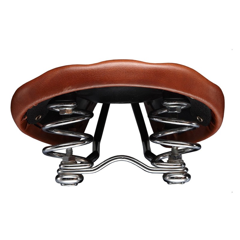 Velo VL-6067 Coil Spring Saddle 06-BROWN SL-VL-M001