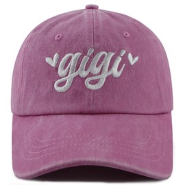 Gigi Gifts for Grandma, Funny Embroidered Gigi Hat, Grandmother Baseball Cap, Mothers Day Retirement Birthday Grandma Gifts for Women Nana Wife Sister