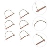 CHILDWEET 6pcs Heavy Duty Safety Coupler Pin Coated Shaft Locking
