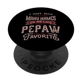 Men's Pepaw Is My Favorite Name Father's Day Gift Pop Socket