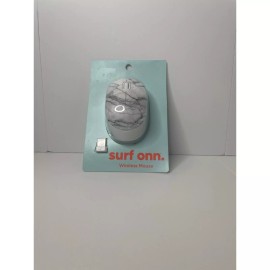 Surf Onn Wireless Mouse black/white marble design