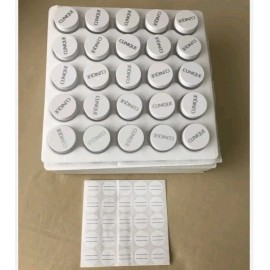 Clinique 50x Clinique Dramming Jars Empty Pot Makeup Sample Plastic Small Container NEW