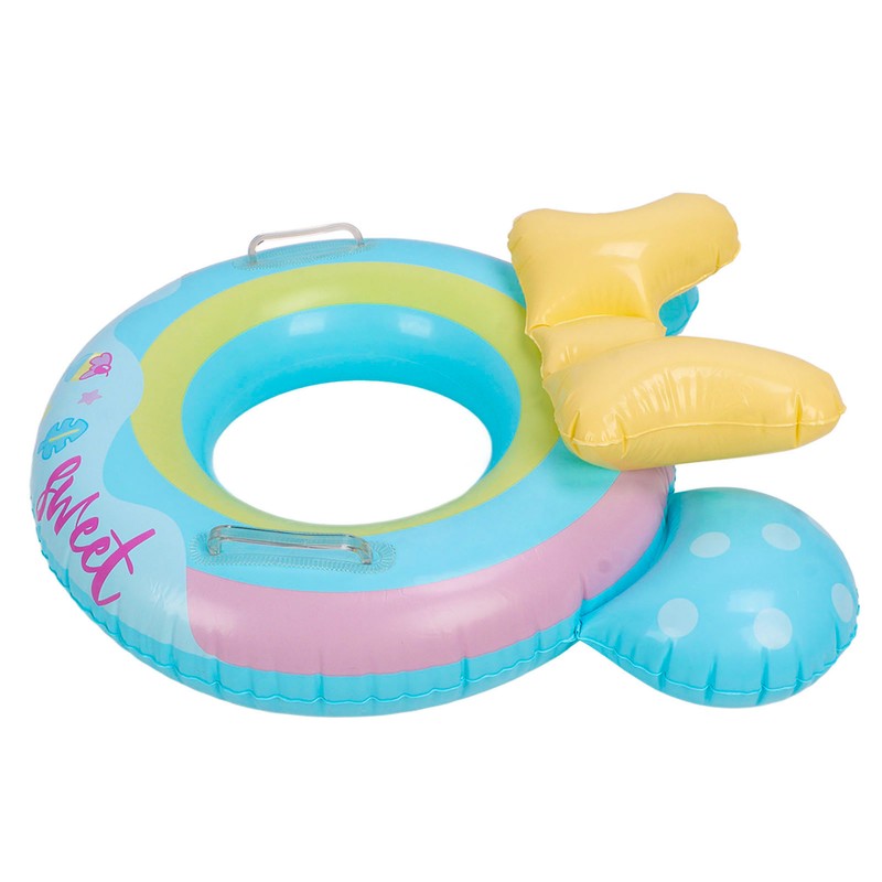 Kid Cute Cartoon Swimming Ring Children Beach Party Soft Inflatable